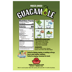 COOK JIZON’s Freeze-Dried Guacamole