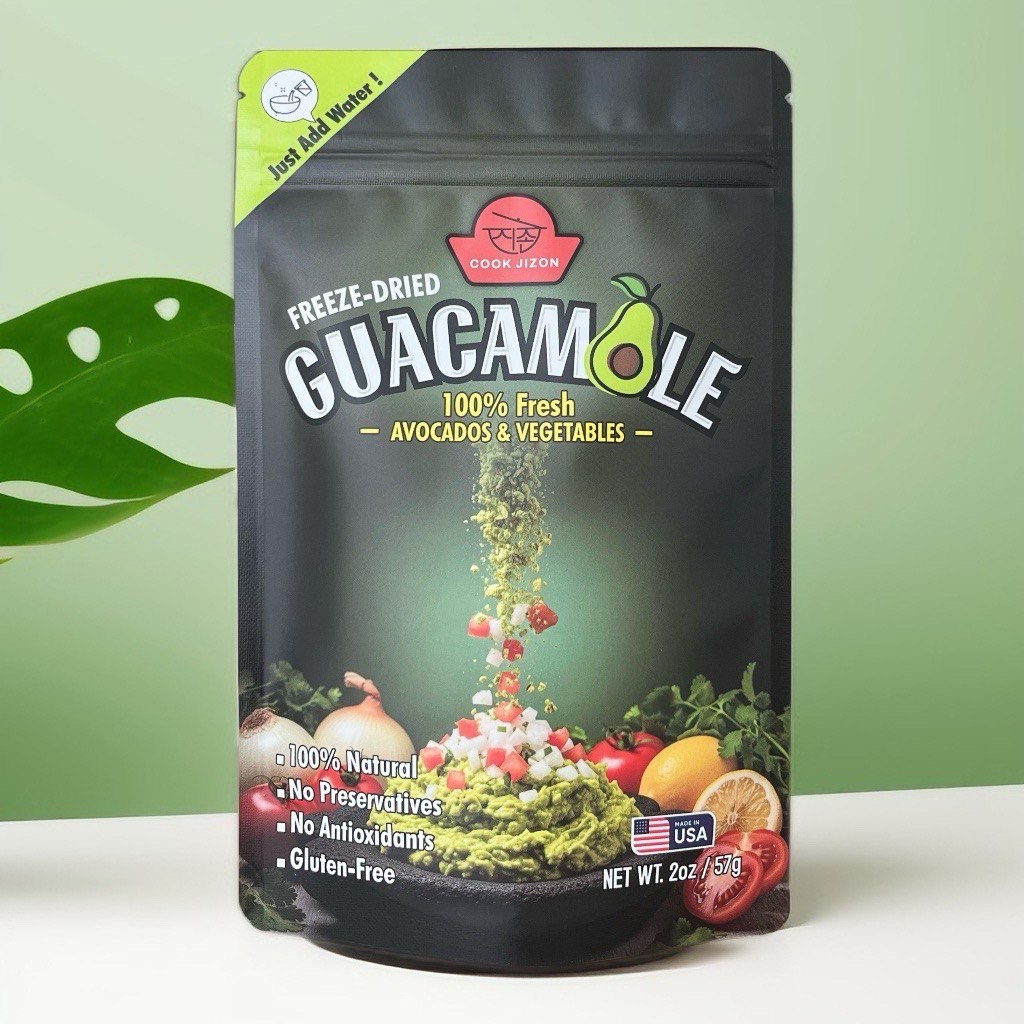 COOK JIZON’s Freeze-Dried Guacamole