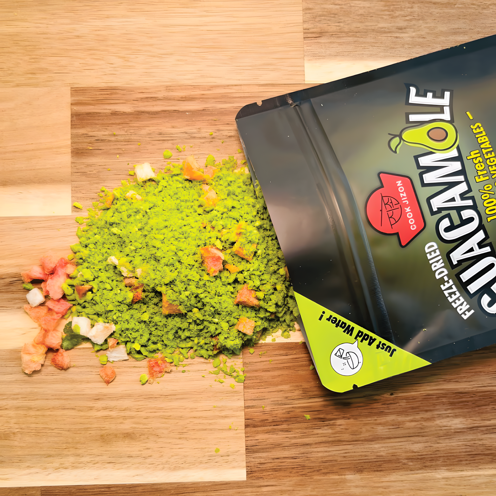 COOK JIZON’s Freeze-Dried Guacamole